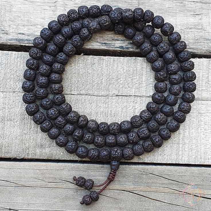 Black Rudraksha mala