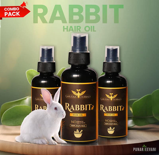 Garuda Rabbit Herbal Hair Oil(5.0 ⭐⭐⭐⭐⭐ 18,345 REVIEWS) Globally
