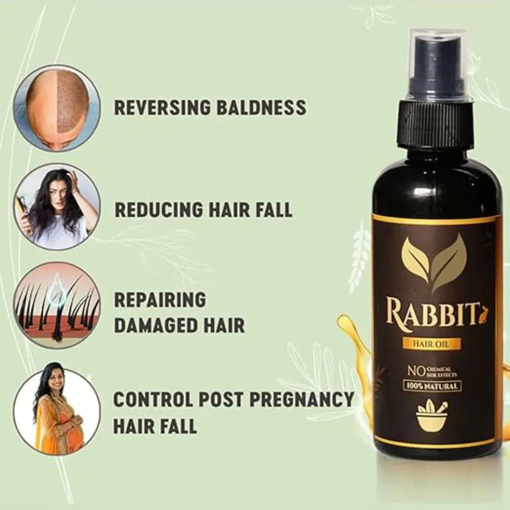 Rabbit blood hair growth oil 100%